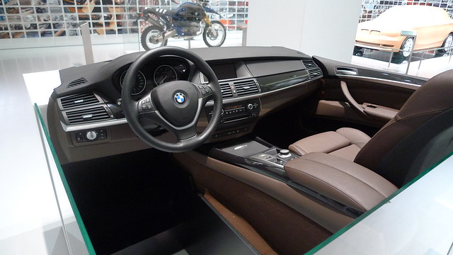 BMW interior at BMW Museum Munich, Germany