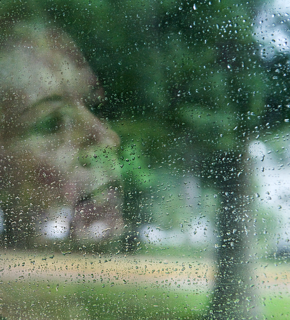 Photography Raining Reflection Window Reflecting | Rain on the window of our tour bus as Teresa lo… | Flickr