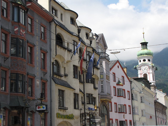 Maria Theresien Street in Innsbruck, Austria