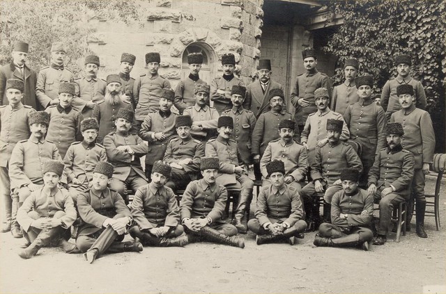 4-OTTOMAN SOLDIERS MENZIL 1917