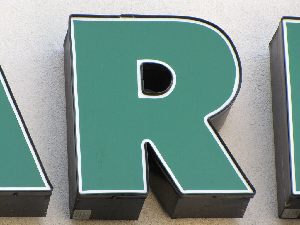 Starbucks Letter R The Letter R | From the Starbucks next door to my store. | Cynthia | Flickr