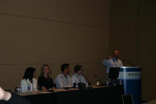 Community and Social Network Sites: Think Adoption, Not Deployment #e2conf-32 Mike Gotta (Burton Group) Claire Flannagan (CSC), Darius Miranda (Wells Fargo), David Rosenburg (Edelman), Kelli Carlson-Hagersma, Wells Fargo | by isaacsch
