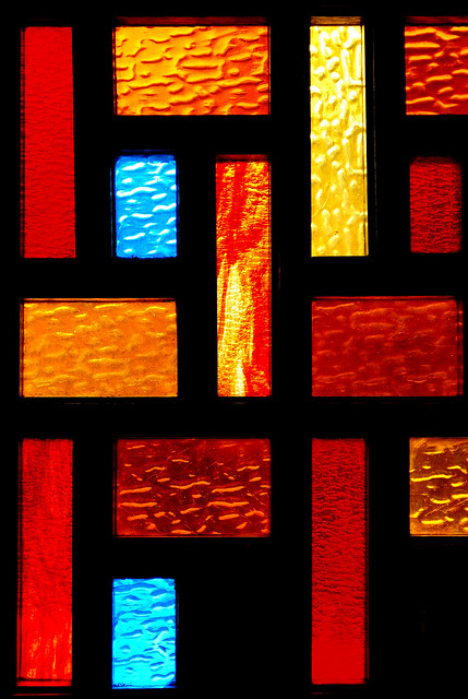Window Detail, The Flame Steakhouse (1958), Route 66, Countryside, IL., 2008