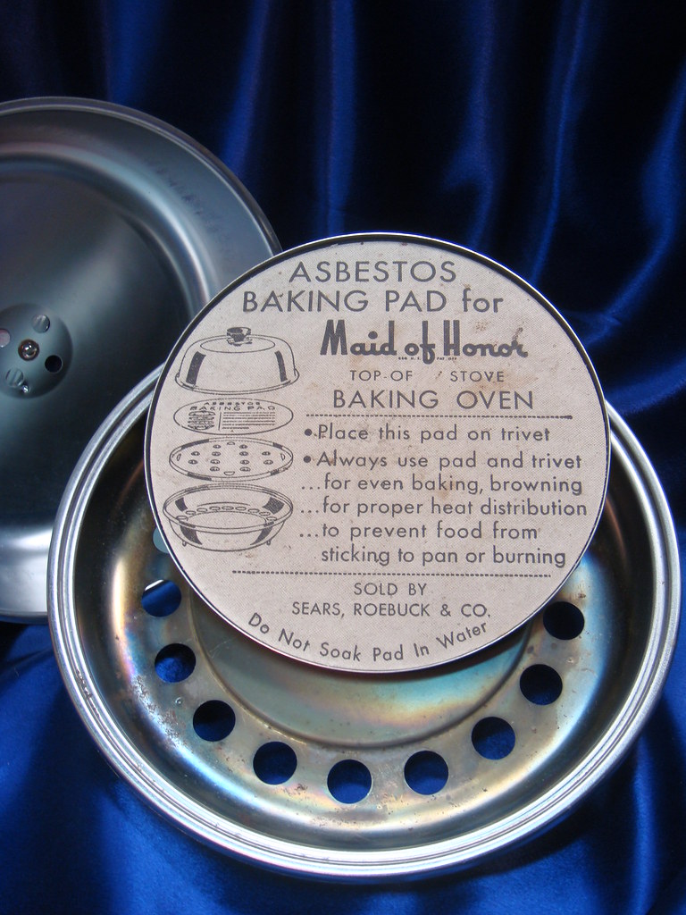 Behoefte aan Scorch uitvinden Vintage Baking Oven & Asbestos Pad | Vintage, labeled, 4-pie… | Flickr
