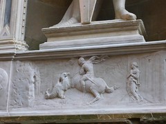 Detail of Donatello's St George, Orsanmichele