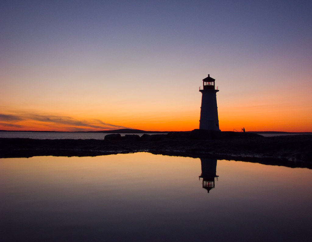Peggy's Cove sunset by DGMiller777