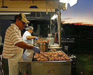 Food vendors at Durham Fair