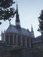 Notre Dame at dusk 1