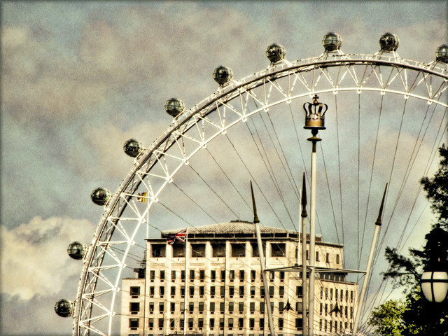 The London Eye, Seen from Buckingham Palace