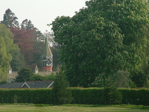 Winmarleigh Hall, seen from Church Lane, Winmarleigh, the Fylde, Lancashire, UK by Ministry