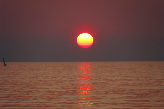 Tramonto sul Golfo di Trieste  -  Sunset on the Gulf of Trieste