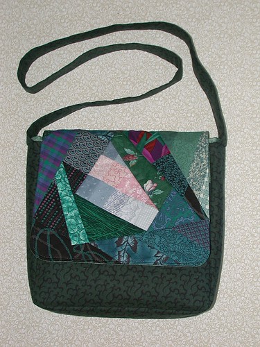Crazy Patch Messenger Bag | by AllThatPatchwork