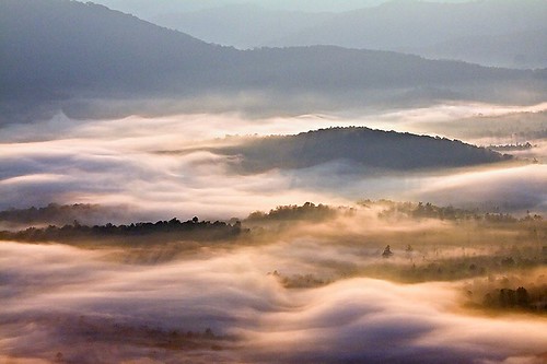 Sunrise on the Parkway - Foggy Valley2 FLIPPED by Rob Travis