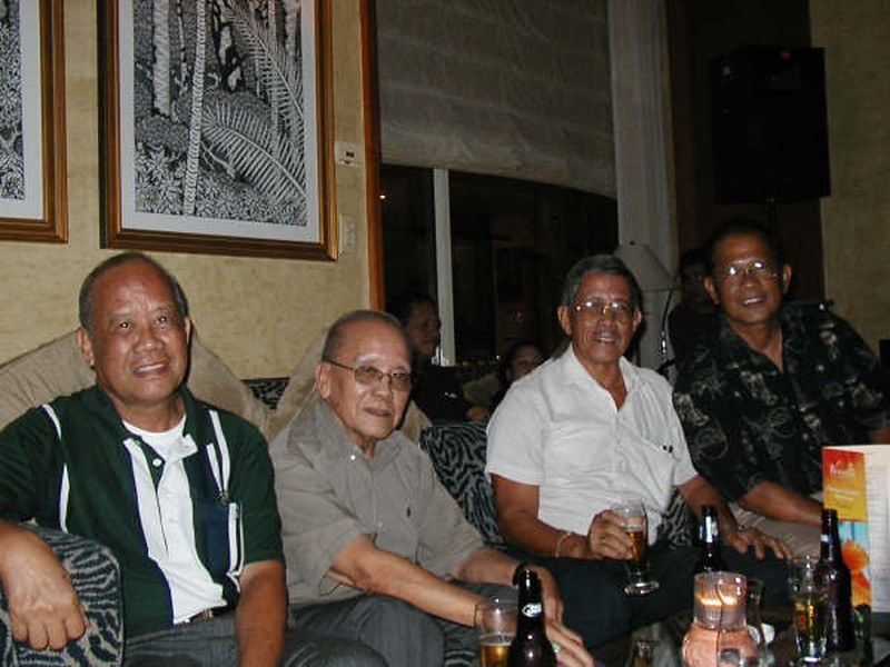 Pete, Benito, Nito, and Ray Bautista at the Guam Humanities Council's Jazz event in 2005.

Mico and Steven Scott/Guam Humanities Council