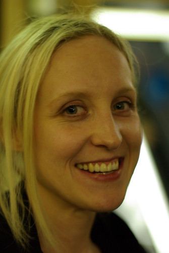 Me at the Moo party | by Abigail Silvester