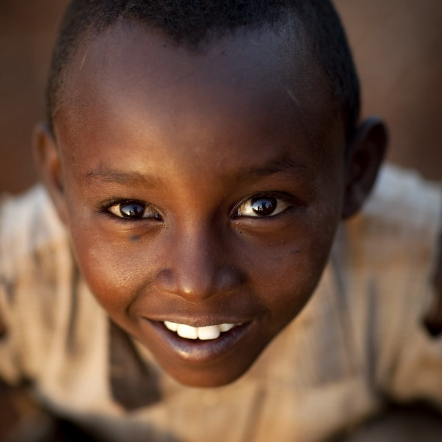Smiling Borana boy - Kenya