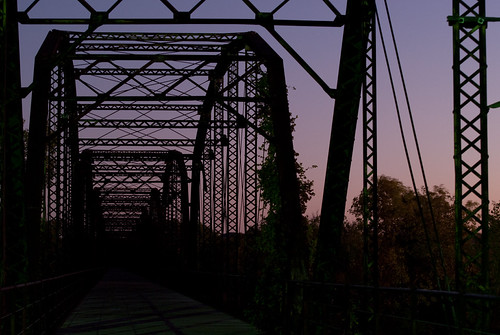 Candian Texas carriage bridge at Sunrise by gorohoff, usa southwest texas canadian