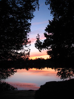 Sunset on Oak Lake