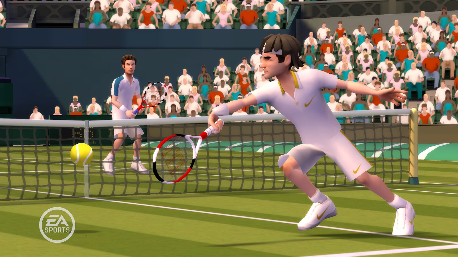 Теннис игра любителей. Игра в теннис. Гранд-слэм теннис. Wii Tennis. EA Sports Grand Slam Tennis.