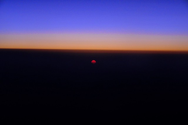 Sunrise over Turkmenistan