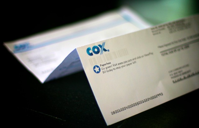 Cox Cable Bill