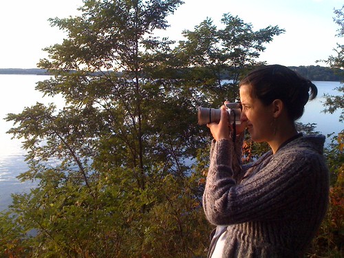 Kat shooting the Sunset with the Minolta by tadnkat, 