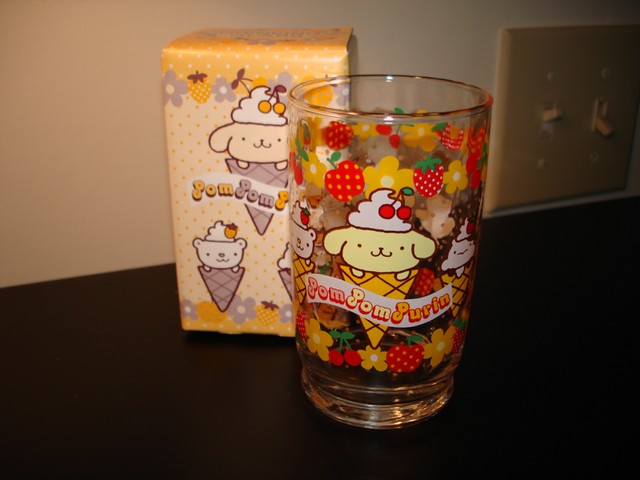Sanrio Pom Pom Purin Drinking Glass