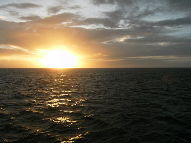 Sunset over the Coral Sea