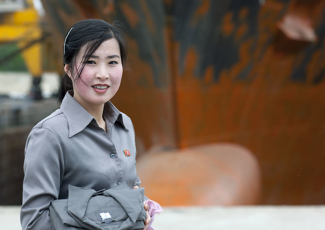 Nampho girl North Korea