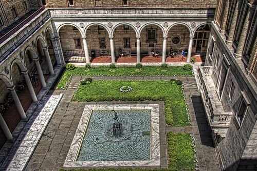 Boston Public Library Courtyard by Bob_24798