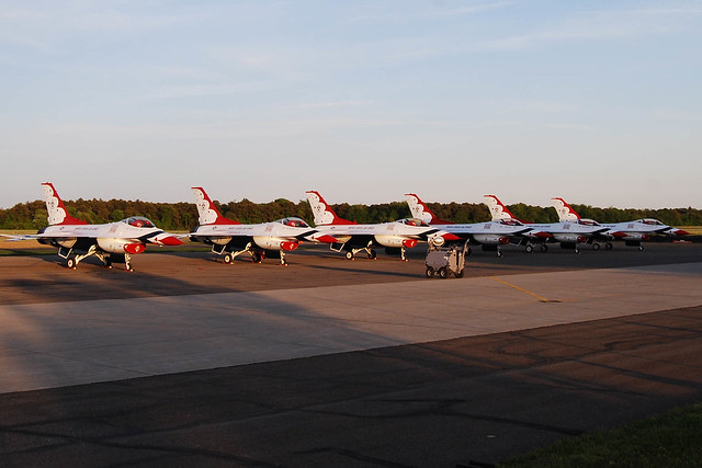 USAF Thunderbirds on Memorial Day