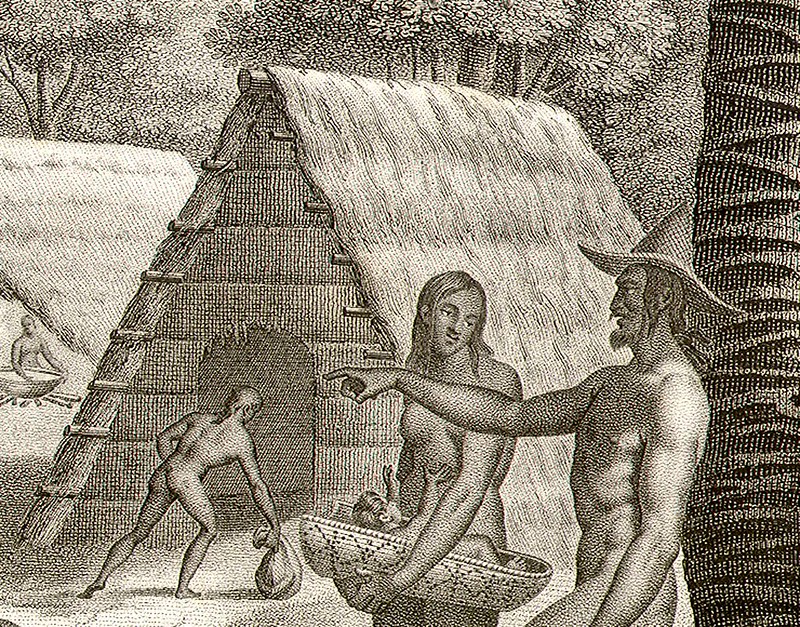 Ma uritao, an ancient Chamorro term used to describe a young unmarried women who sexually train young men. Scene of the Ancient Chamorros illustrated by J.A. Pellion from Freycinet’s Voyage Autour de Monde, Paris, 1824.

J.A. Pellion/Guam Public Library System