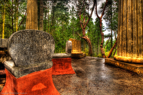Afterglow Mausoleum in Friday Harbor by MDSimages.com