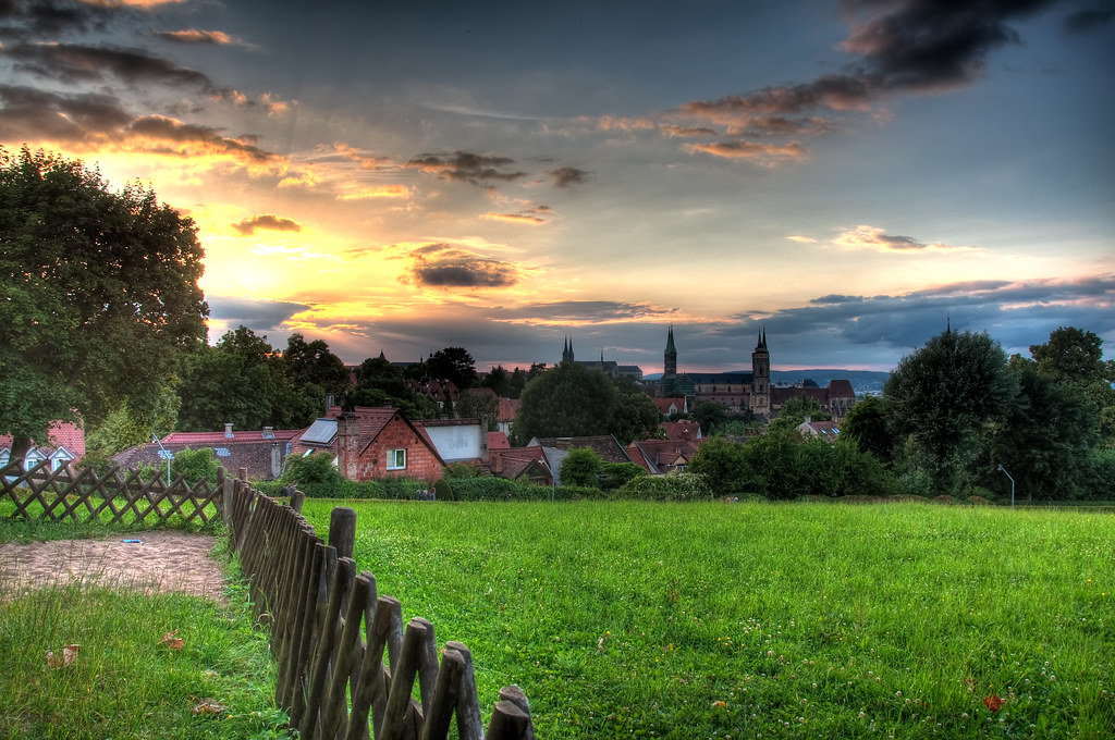 Sunset over Bamberg by Werner's World
