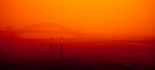 Sydney Harbour Dust Storm by Benn...