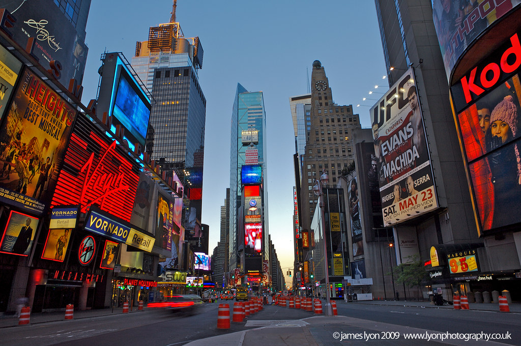 Early Morning - Times Square, New York City, USA
