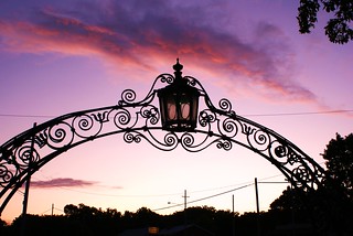 Rockton archway sunset