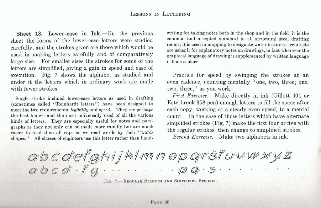 1950 Lessons In Lettering