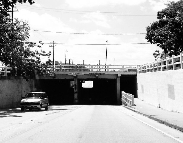 Judge Alfred Hernandez Tunnel, N. Main Street, Houston, Texas 0525091140bw