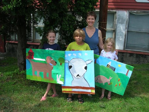 Summer Camp Folk Art Kids explore Folk Artists like