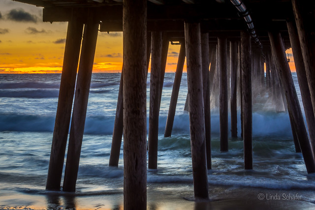Sunset at Imperial Beach Pier