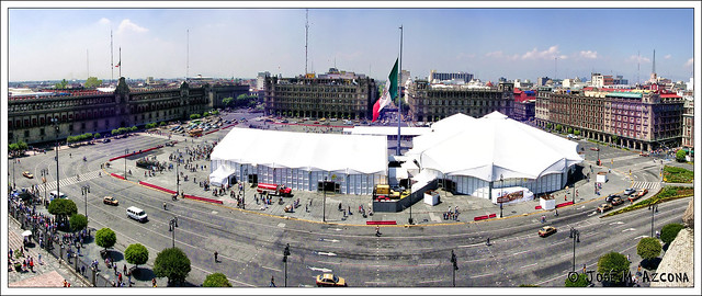 Mexico DF. Plaza de la Constitución.