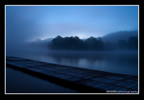 blue autumn mist fog sunrise pier dock roswell chattahoochee chattahoocheeriver roswellga