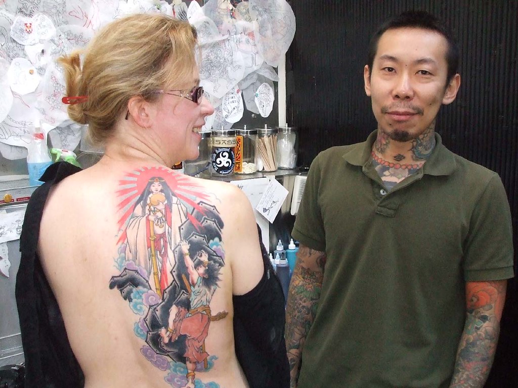 Koi Japanese tattoo Done by George Bardadim in Tattoo Culture NYC