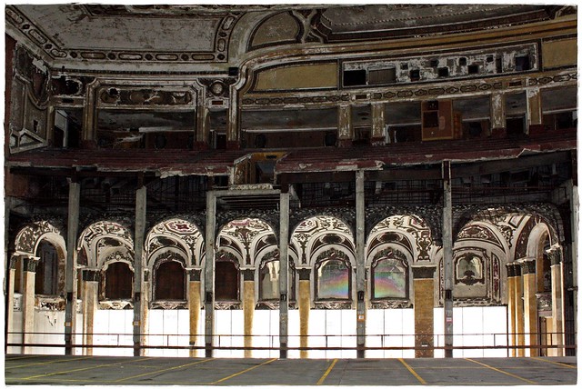 Man, I HATE When My Seats Are In The Top Row ( inside the former Michigan Theater )