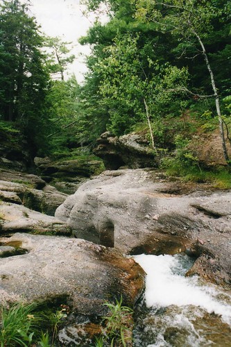 canada waterfall stream newbrunswick poley