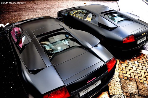 Two black mate lamborghini lp murcielago | by Dimitri MOONEESAWMY
