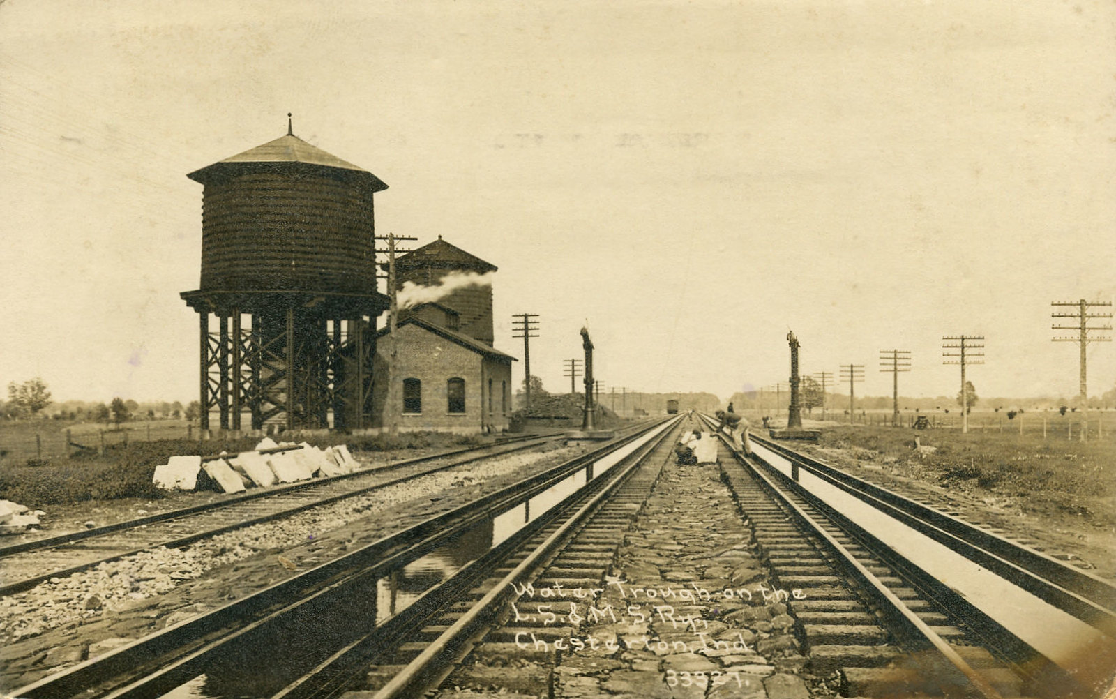 Lake Shore and Michigan Southern Railway, 1915 - Chesterton, Indiana