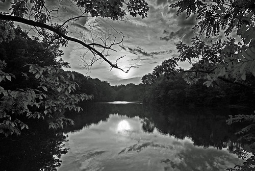 August Evening @ Hominy Ridge Lake by rsteup, Hominy Ridge Lake is in the Salamonie State Forest, near the Salamonie Reservoir dam, Huntington Cou