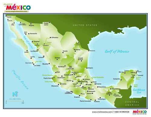 Magic of Mexico Map @WeVisitMexico
